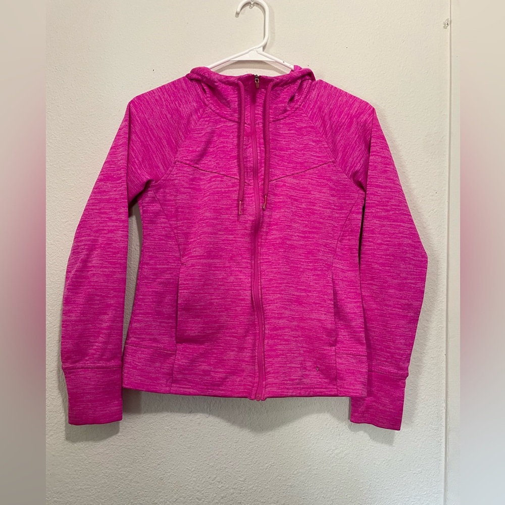 Danskin Bright Pink Kids Zip-Up Hoodie